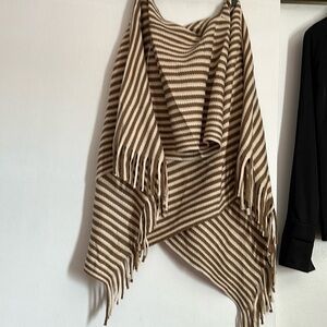 Cowl neck poncho